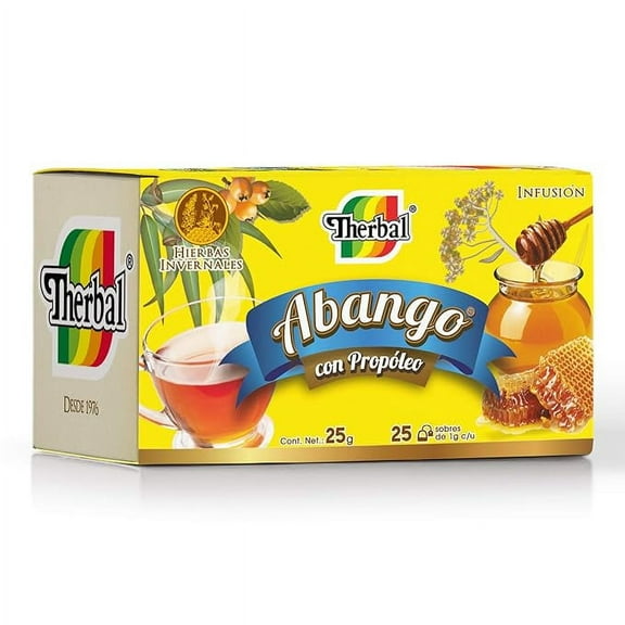 T Abango con Propleo - 25 Tea Bags - 100% Natural, Vegan - Therbal: