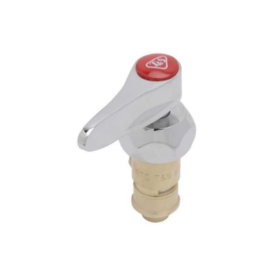 T & S BRASS & BRONZE WORKS 012446-25NS T&S BRASS Cerama RTC (Hot) with Check Valve Lever Handle and Bonnet (New Style)