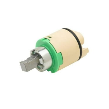 T&S Brass B-2711-FL Deck Mount Bathroom Faucet - Single Lever, Ceramic Cartridge, 4" Centers
