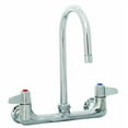 thumbnail image 1 of T&S Brass - Faucet, Wall Mount, 8'' Centers, 5-1/2'' Swivel Gooseneck, 1 of 1