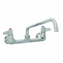 T&S Brass - Faucet, Wall Mount, 8'' Centers, 8'' Swing Nozzle