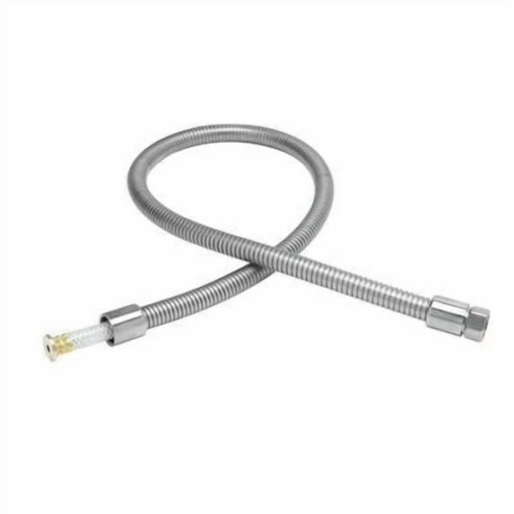T&S Brass - Hose, 54'' Flexible Stainless Steel, Less Handle