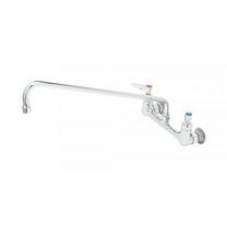 T&S Brass - 8'' Wall Mount Faucet, 18'' Swing Nozzle, Cerama Cartridges