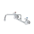 thumbnail image 1 of T And S Brass B-0231-Bb-Cr 8" Wall Mount Faucet, 12" Swing Nozzle (062X), 00Bb Inlets &, 1 of 1