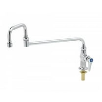 T&S Brass - Single Pantry Faucet, Single Hole Base, Deck Mount, 18'' Double-Joint Swing Nozzle