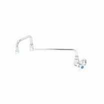 T&S Brass - Single Pantry Faucet, Single Hole Base, Wall Mount, 18'' Double Joint Swing Nozzle