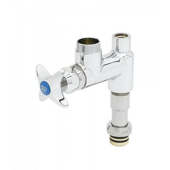 T&S Brass - Big-Flo EasyInstall Add-On Faucet, Less Nozzle, 4-Arm Handle