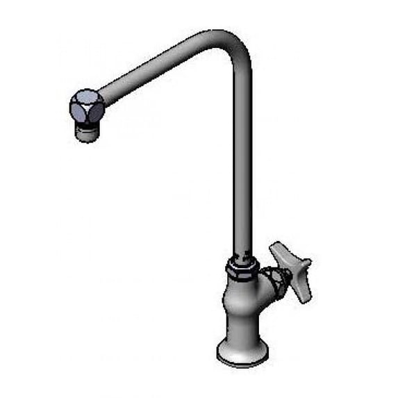 T And S Brass B-0318-02 2.2 GPM Deck Mounted Single Hole Single Temperature Utility Faucet