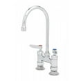 thumbnail image 1 of T&S Brass - 4'' c/c Double Pantry Faucet, Swivel Gooseneck, Lever Handles, 00AA Inlets & Ceramas, 1 of 1