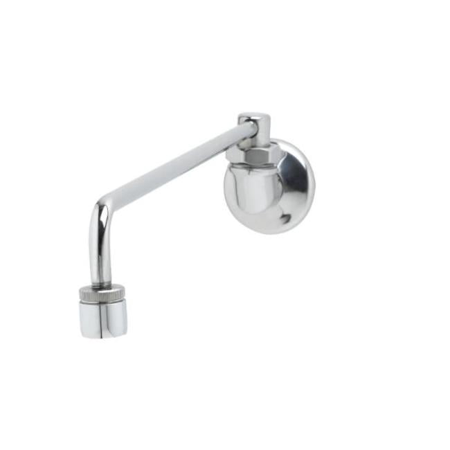 T And S Brass B-0577-09 Range Faucet, Wall Mount, Aerator, 8-7/8" Nozzle Length, 1/2" Npt