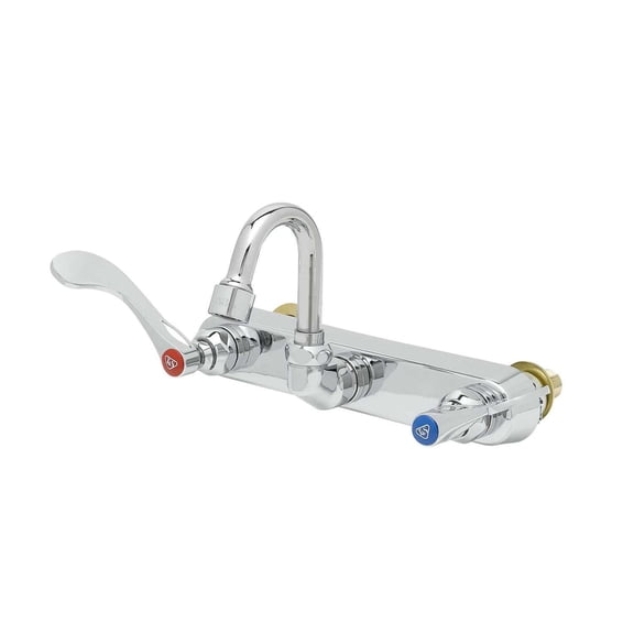 T And S Brass B-1125-Xs-Hm 2.2 GPM 8"W Wall Mounted Utility Faucet - Chrome