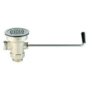 T And S Brass B-3952 3-1/2" Waste Drain Valve - Stainless Steel