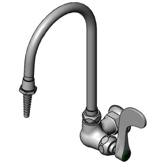 T And S Brass Bl-5710-01 Wall Mounted Single Temperature Single Hole Laboratory Faucet -