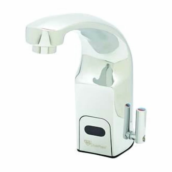 T&S Brass - ChekPoint Above-Deck Electronic Faucet, Single Hole Deck Mount, Cast Spout, 2.2 GPM / 8.3 LPM VR Aerator