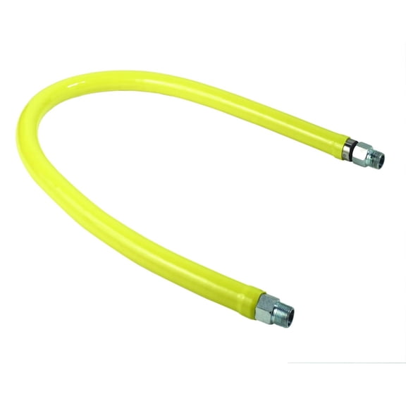 T&S Brass - Gas Hose, Free Spin Fittings, 3/4'' NPT, 24'' Long