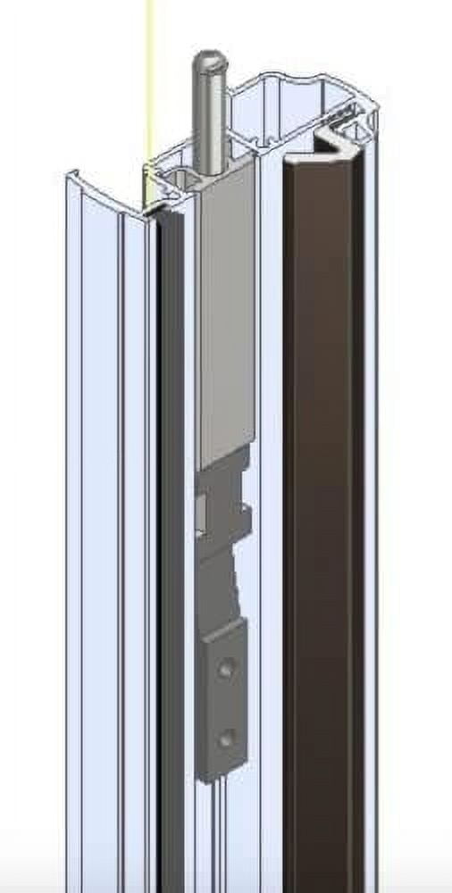 T - Astragal for Sealing Double Door (Silver , 96")