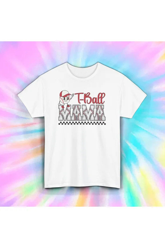 T Ball Mama Baseball Mom Sports Team Funny Gift Unisex T-Shirt up to size 5XL