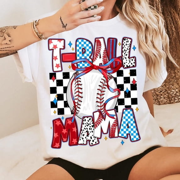 T-Ball Mama Game Day Shirt, Baseball Coquette Shirt, Raising Ballers Shirt, Softball Mama Shirt, Sport Game Day Shirt
