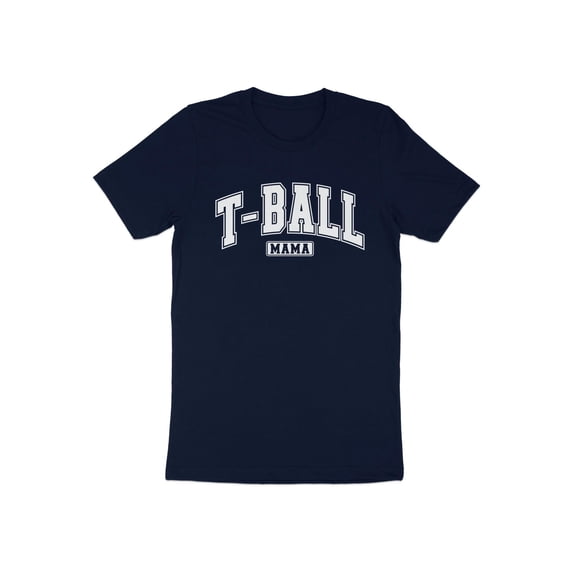 T-Ball Mama Mom Mother Sports Gift for Mother's Day Women T-Shirt Funny Cool T-Ball Mama Birthday Holiday Present Mommy Girls Tshirt