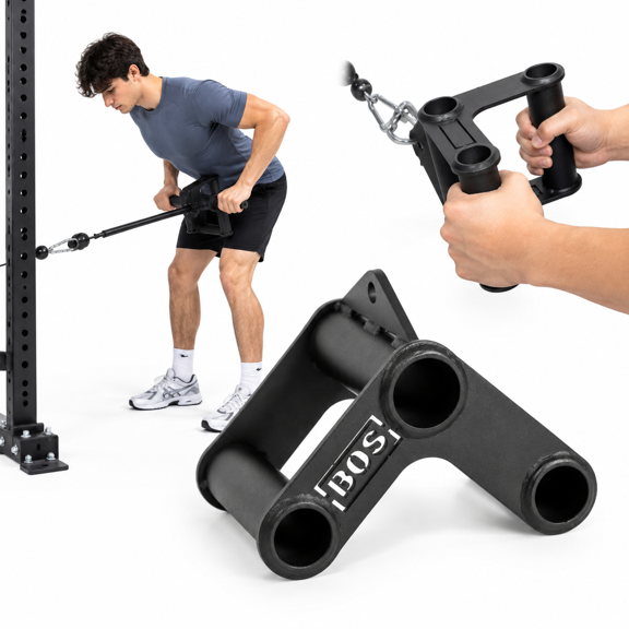 T Bar Row Cable Attachment for Lat Pull Down and Gym Workouts
