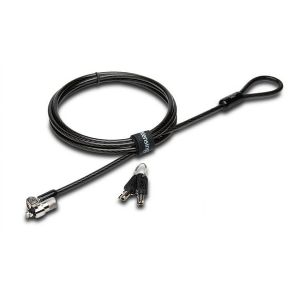 Kensington T-Bar Standard Keyed Lock Slot for Laptops, Durable 6 Carbon Steel Cable Computer Lock, K65035AM