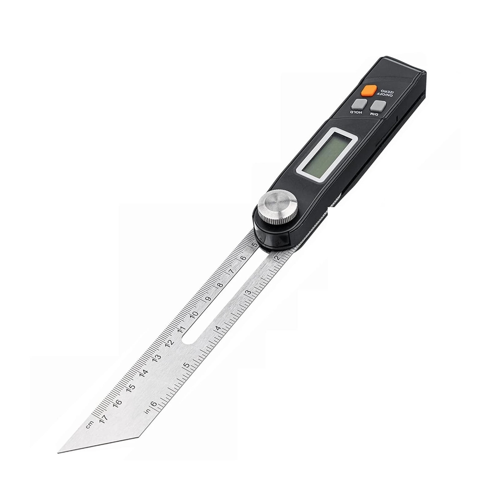 Tilted Ruler T Bevel Digital Angle Ruler with 6in Sliding Stainless Steel Ruler 360 ...