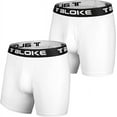 thumbnail image 1 of T Bloke Mens Briefs, Set of 2 Stretchable Size XS White & White Mesh Boxers, 1 of 6