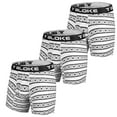 thumbnail image 1 of T Bloke Mens Briefs, Size XS White/Black Printed 3 Pack with Organic Fabric, 1 of 5