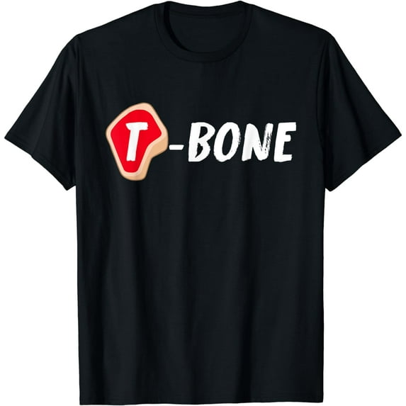 T-Bone Steak T-Shirt Funny Random Tee Piece of Meat T-Shirt