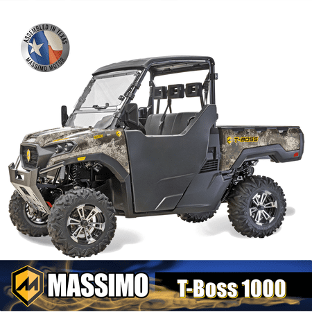 Massimo T-Boss 1000 UTV Side by Side, 83HP V-Twin 2 Cylinder, 997cc 4WD - Camo