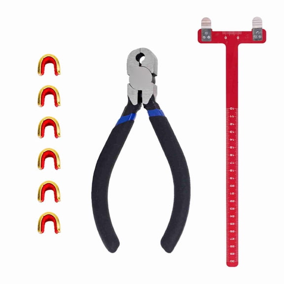 T- for Bow Adjustment Archery Adjustment Tool Bow String Nocking Points Pliers T Squares Tuning Ruler for for Recurve and Compound Bowstring Accessories