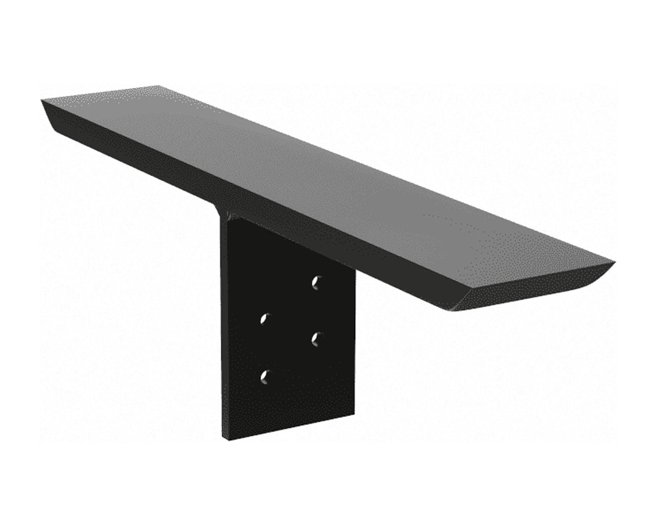 Bracket 36 In T Bracket Countertop Support Bracket (36 inch, Steel) - Walmart.com
