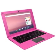T&C 10.1 Inch Kids Laptop Computer powered by Android 7.1.1 OS, 2gb Ram, 32gb Rom, Bluetooth, Wi-Fi- Pink