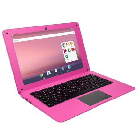 T&C 10.1" Inch Kids Laptop Computer powered by Android 7.1.1 OS, 2gb Ram, 32gb Rom, Bluetooth, Wi-Fi- Pink