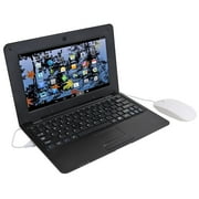 T&C 10.1" Inch Kids Netbook Laptop powered by Android 6.0 OS, Camera, Bluetooth, Wi-Fi-Black