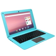 T&C Laptop Computer-10.1 Inch Kids Laptop powered by Android 7.1.1 OS, 2gb Ram +32gb, Bluetooth, Wi-Fi- Blue