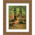 thumbnail image 1 of T. C. Steele 2x Matted 20x24 Gold Ornate Framed Art Print 'Vernon Beeches', 1 of 2