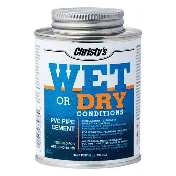 Christys Pipe Cement,Aqua Blue,8 oz. RH-WET-HP-24