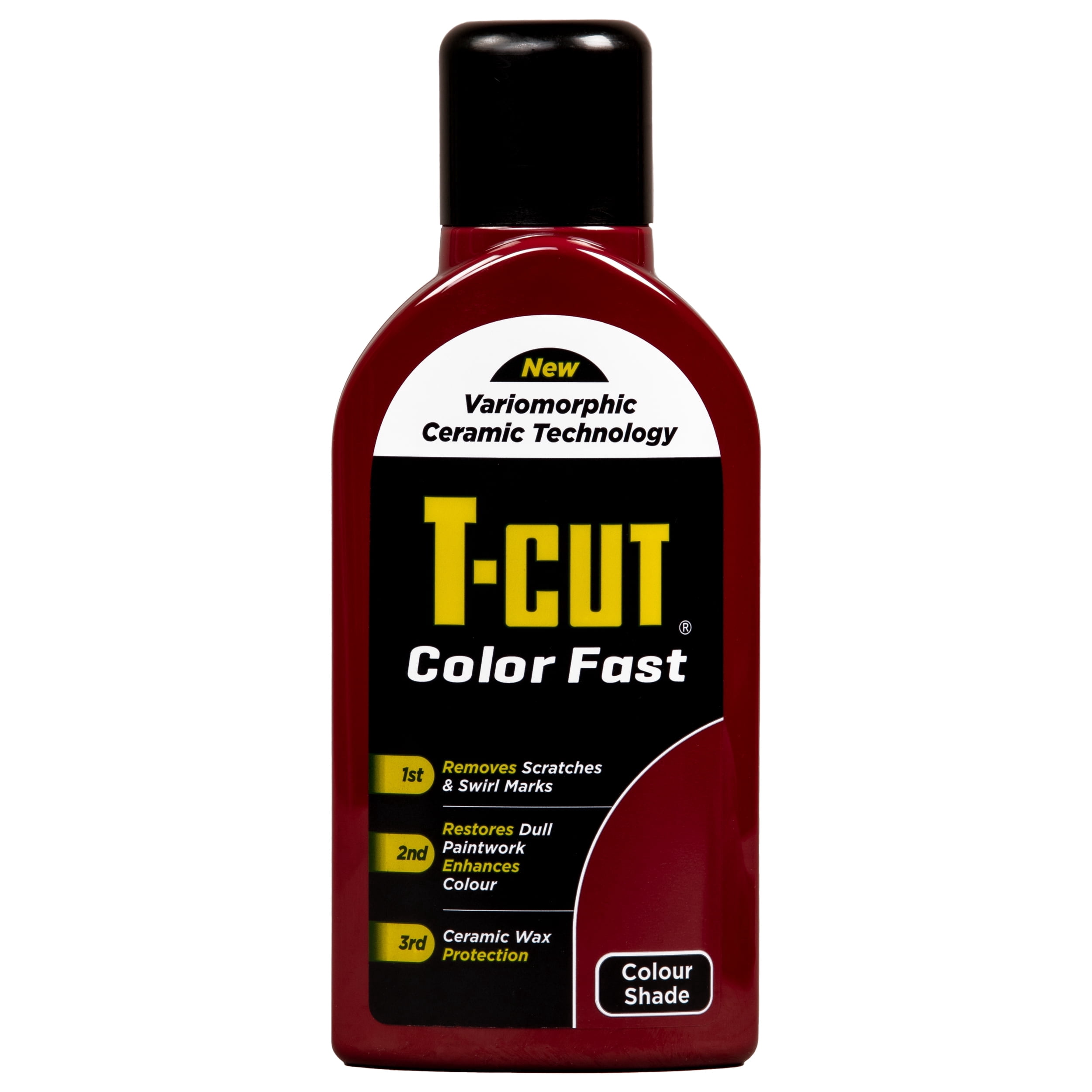 T-Cut Color Fast Ceramic Dark Red, Removes Scratches and Restores Car ...