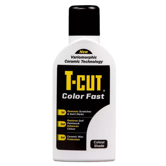 T-Cut Color Fast Ceramic White - Removes Scratches and Restores Car Paint with Creamic Technology - 500ml