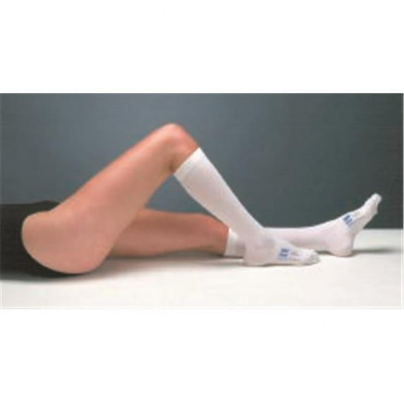 T.E.D. Anti-embolism Stockings Knee-high Regular White Inspection Toe X-Large Calf between 17.5 and 20 Inch, 1 Pair
