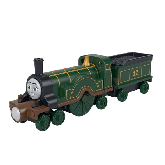 Thomas & Friends by Fisher-Price Die-Cast Emily Engine & Tender, Toy Train Set for Preschoolers