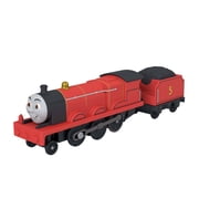 Thomas & Friends by Fisher-Price Motorized Train, Battery-Powered Toy James Engine & Tender
