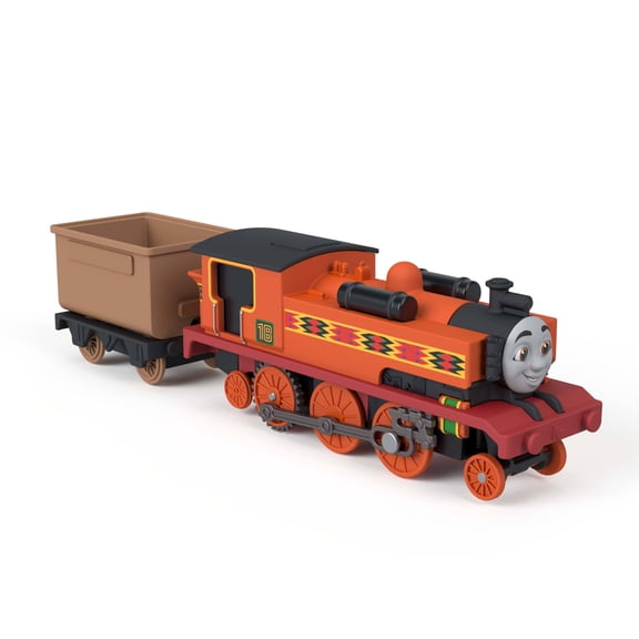 Thomas & Friends by Fisher-Price Motorized Engine, Battery-Powered Nia Toy Train & Tender