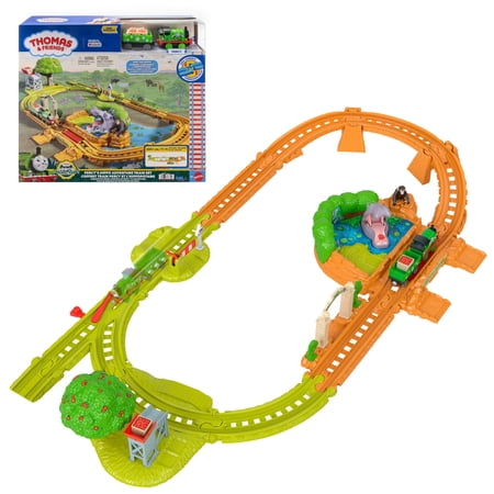 Thomas & Friends Percy’s Hippo Adventure Train Set from Fisher-Price, With Engine, Car & Crates