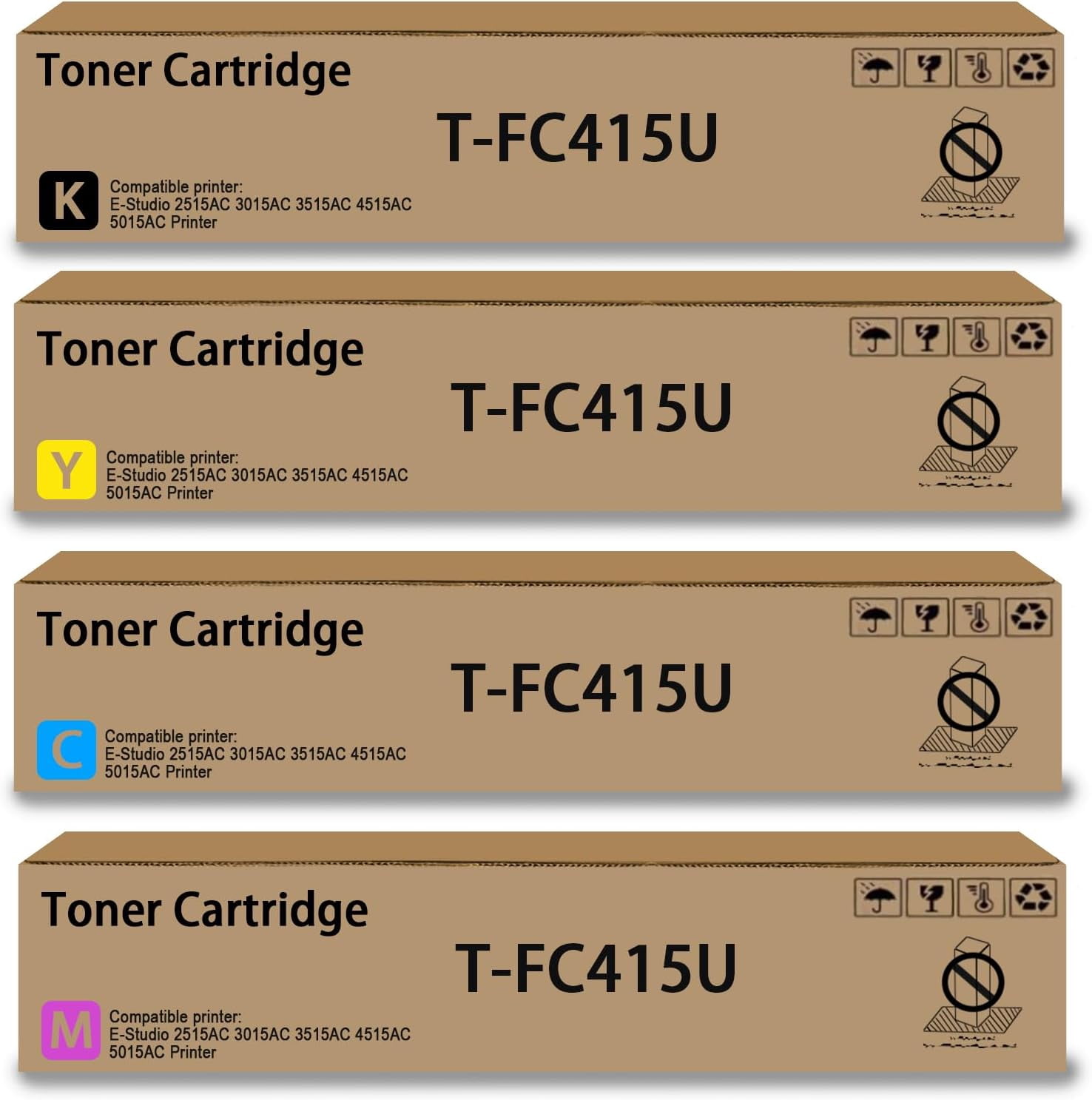 T-FC415U TFC415U Toner Cartridge Compatible with T-FC415U T-FC415-K T ...