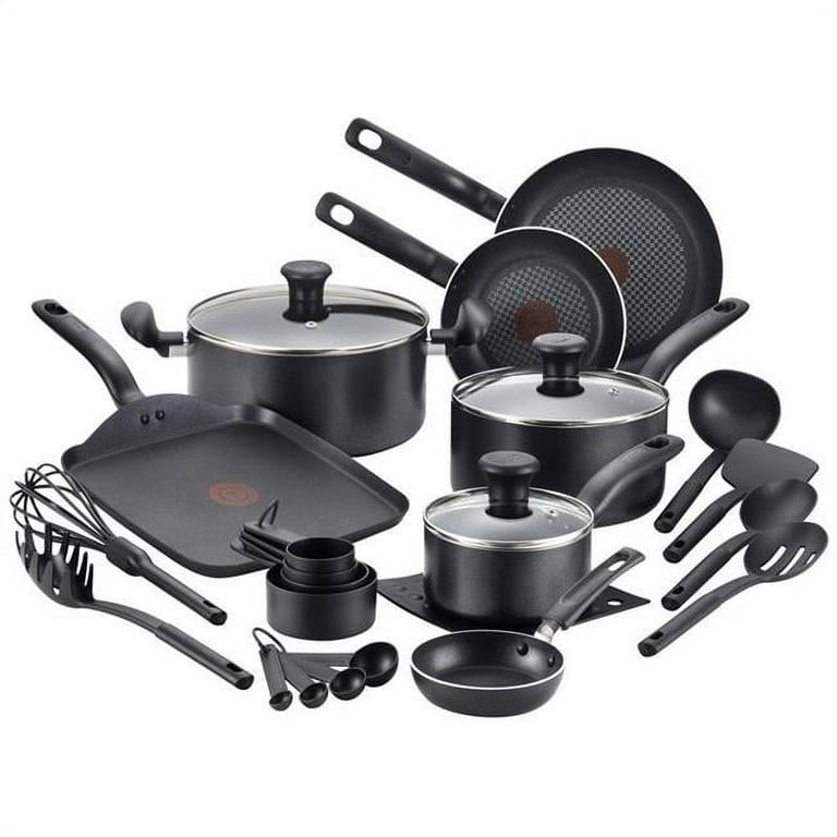 T-Fal Ingenio Expertise Aluminum Nonstick 3-Piece Cookware Set - Black