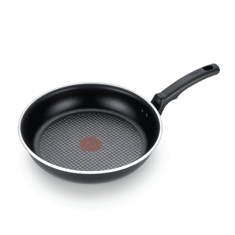 T-FAL G9170764 BLK 12 in. Ceramic Fry Pan, Black