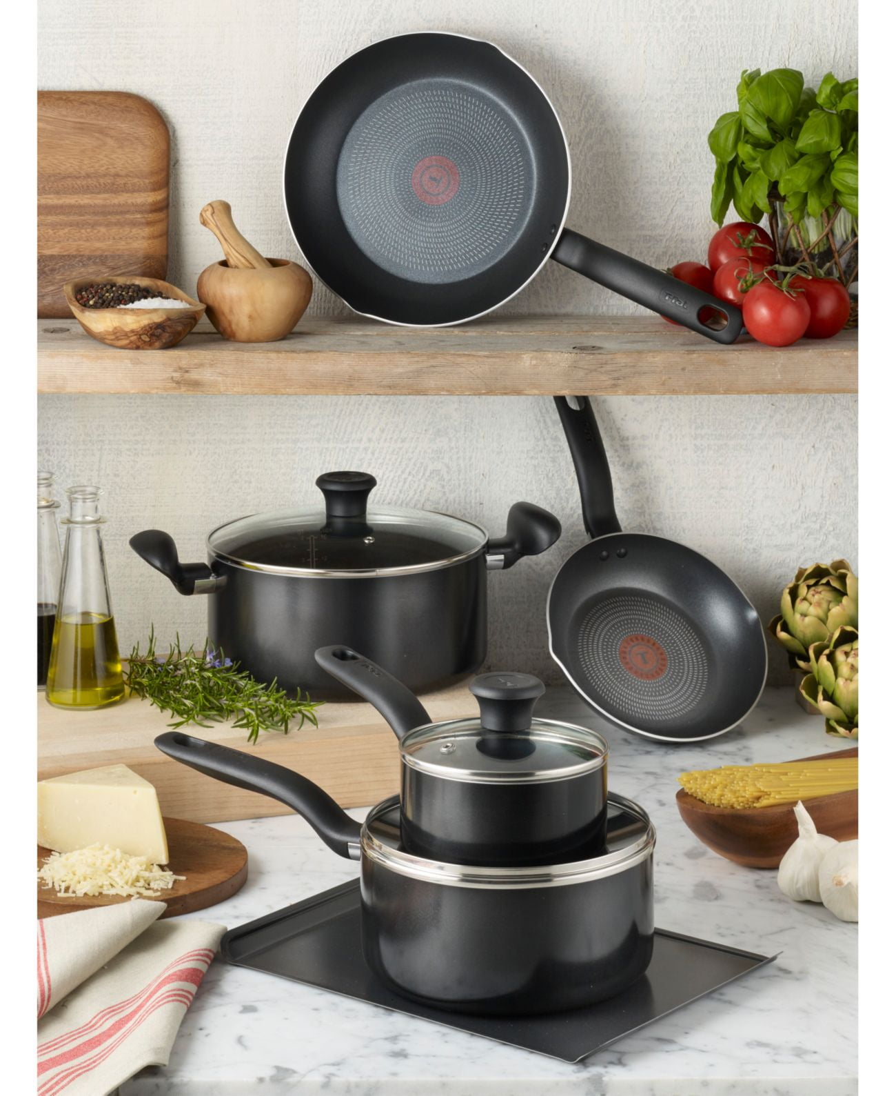 T-Fal 18 Piece Initiatives Set