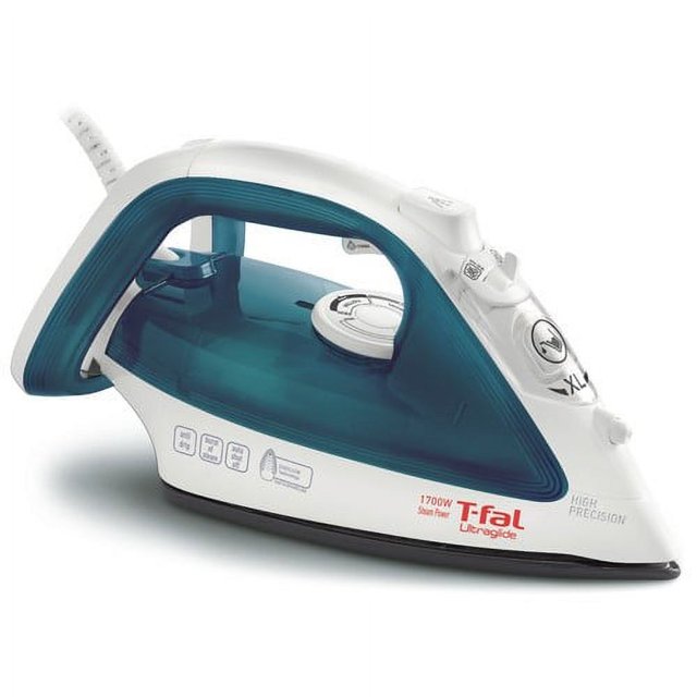 TFal, FV4017, Ultraglide Steam Iron, 1700 Watts, Blue
